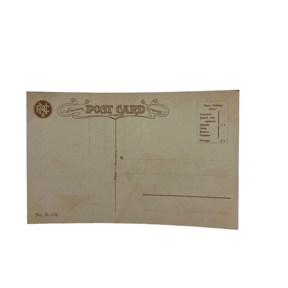 Vtg 1910s Postcard Carrier Dove (Schooner) Men Unloading Lumber San Pedro CA - Picture 2 of 2